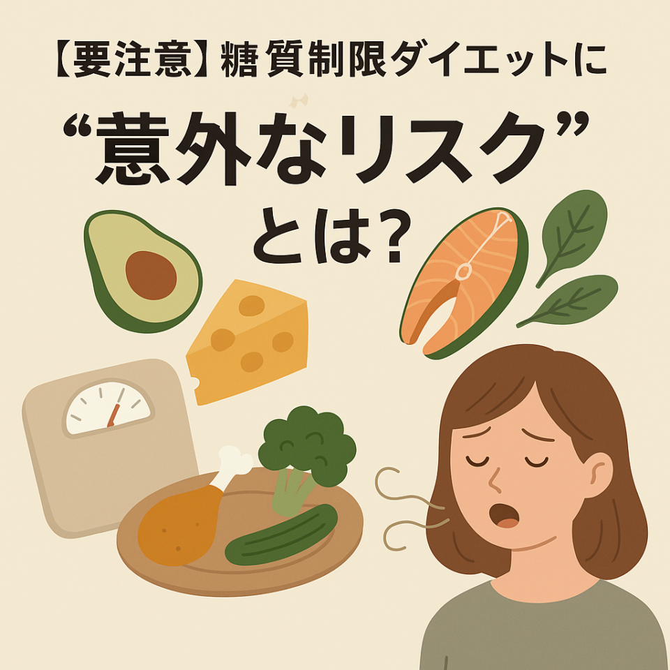 【要注意】糖質制限ダイエットに潜む“意外なリスク”とは？
